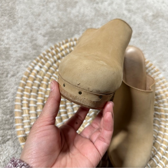 Madewell Women’s The Ayanna Clogs Mules Nubuck Leather Boho in Acorn Size 7 - Picture 13 of 16